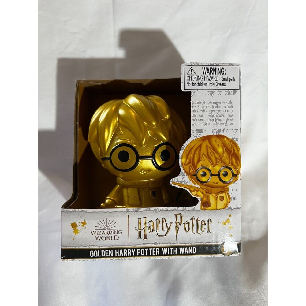 Golden Harry Potter With Wand Wizardly World Collectible Figure NEW Headstart